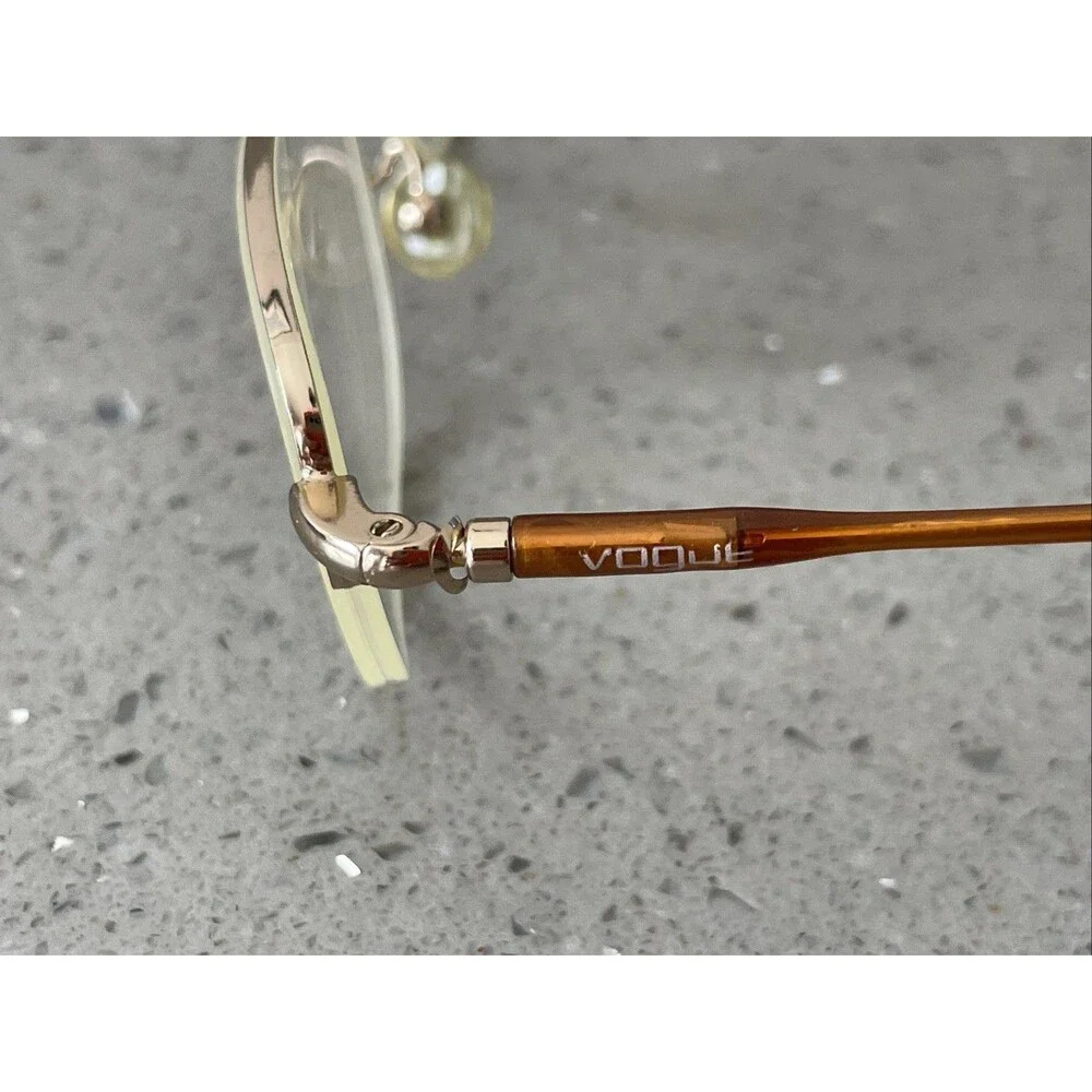 Vogue VO 3270 280 Eyeglasses Frames Only 47-20-135 Half rim gold Italy